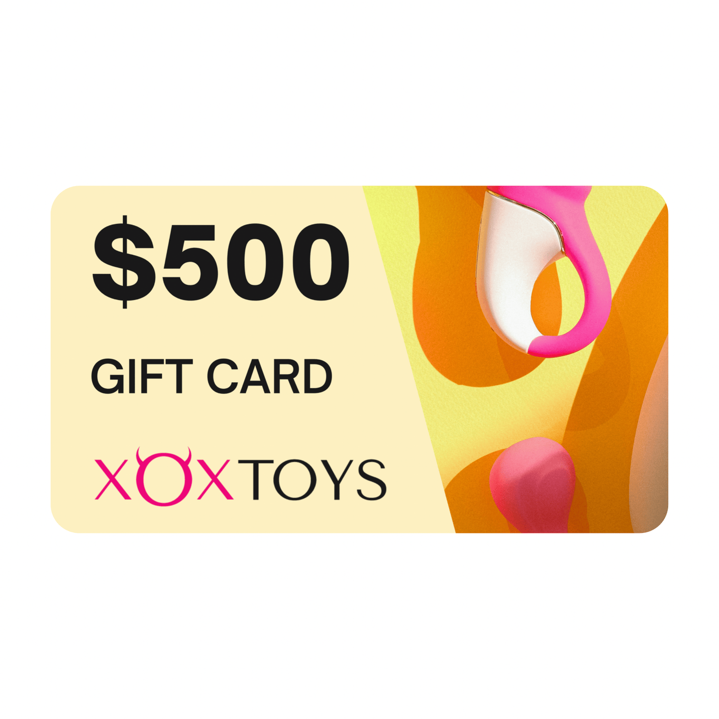 XOXTOYS $500.00 Digital Gift Card