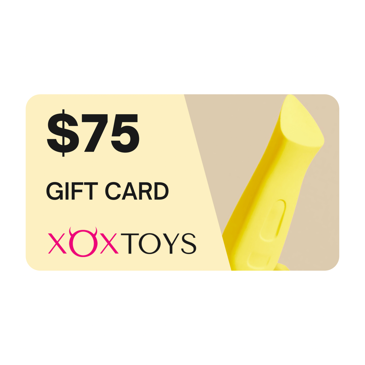 XOXTOYS $75.00 Digital Gift Card