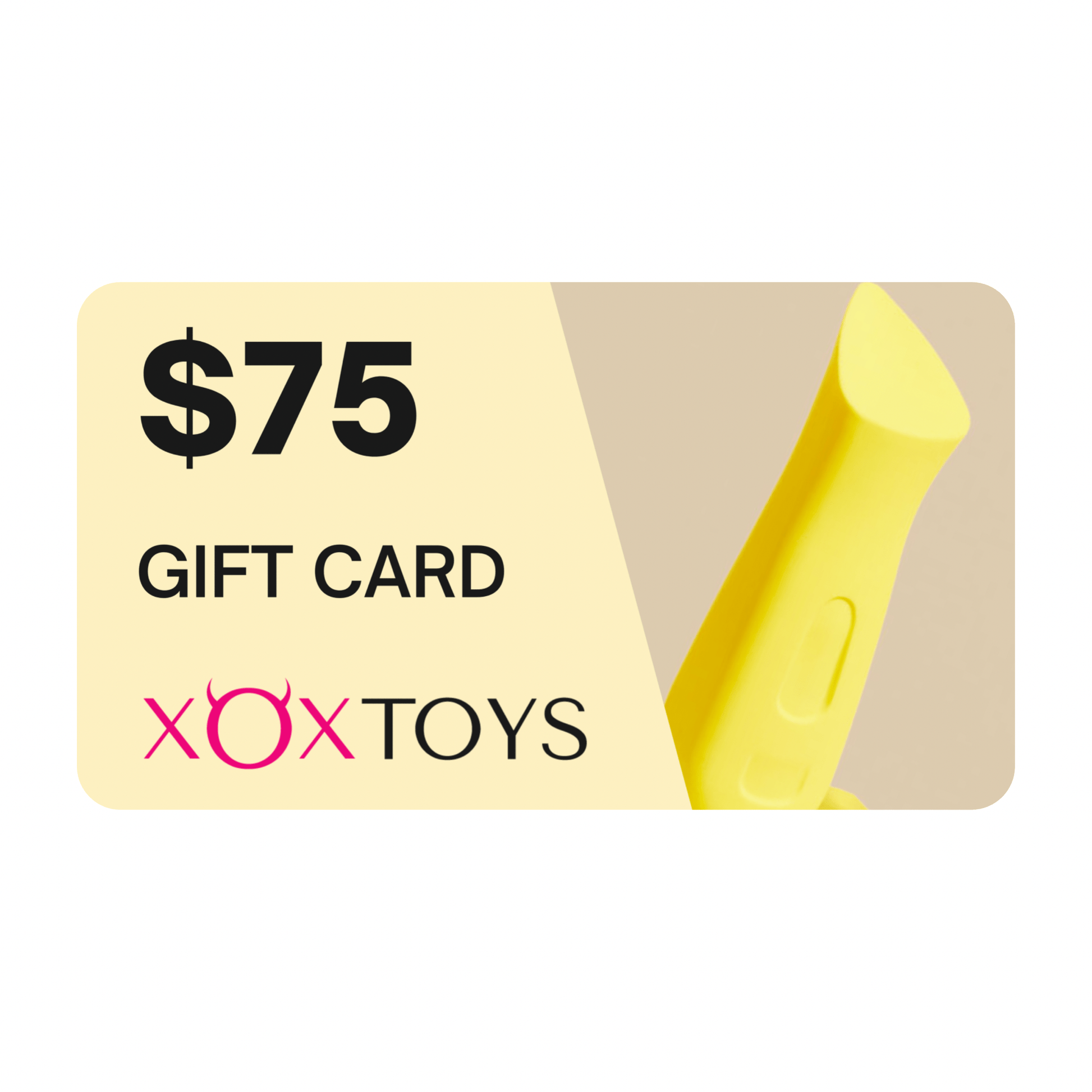 XOXTOYS $75.00 Digital Gift Card