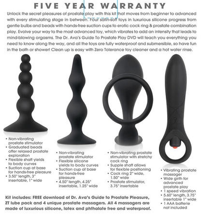 Zero Tolerance Prostate Massager Zero Tolerance Intro to Prostate Kit