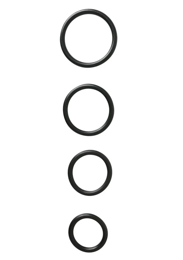 Sportsheets Cock Rings Sportsheets Rubber O Ring 4 Pack