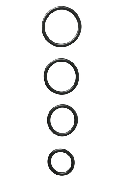 Sportsheets Cock Rings Sportsheets Rubber O Ring 4 Pack