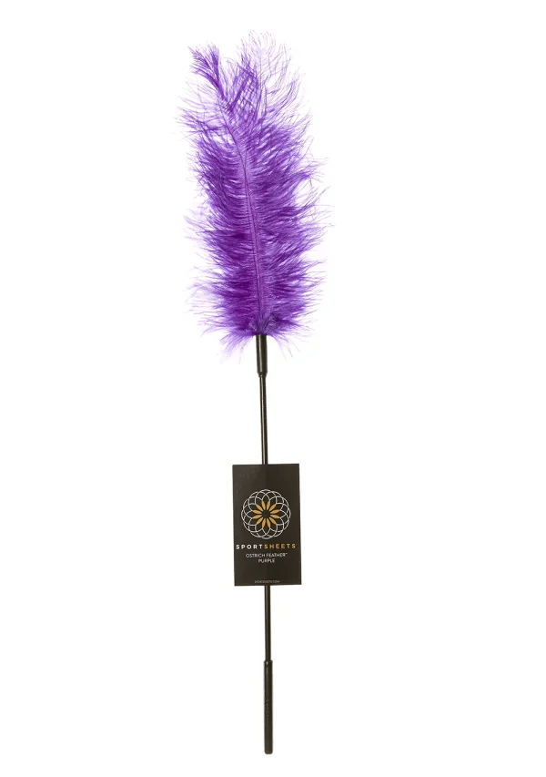 Sportsheets BDSM Purple Sportsheets Ostrich Feather Tickler