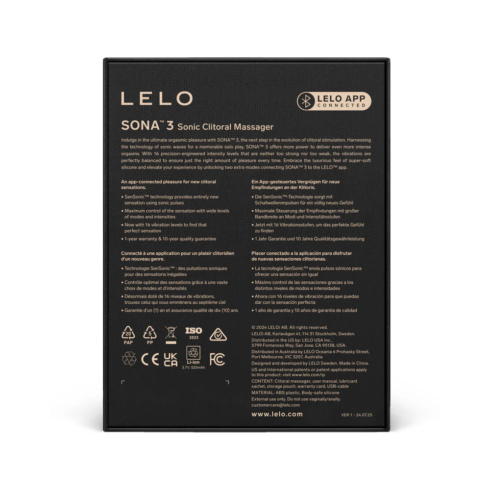 Lelo Sona 3 Sonic Clitoral Stimulator