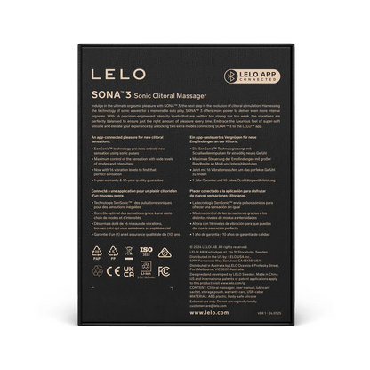 Lelo Sona 3 Sonic Clitoral Stimulator