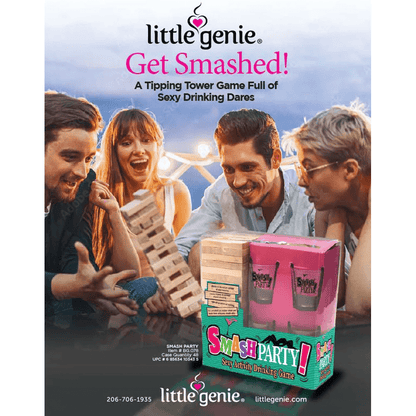 Little Genie Novelties & Parties Little Genie Smash Party Sexy Tipping Tower Drinking Game