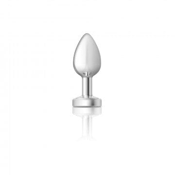 Viben Anal Toys Cheeky Charms Silver Metal Luminous Butt Plug