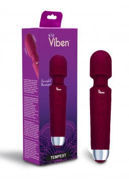 Viben Vibrators Ruby Viben Tempest Intense Wand Massager