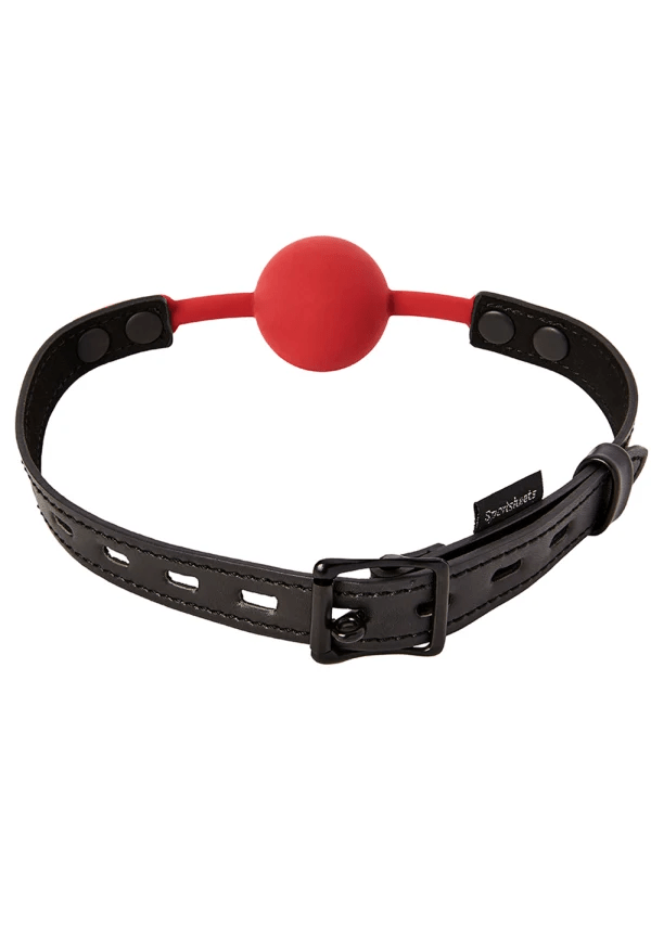 Sportsheets Ball Gags Sportsheets Saffron Silicone Ball Gag
