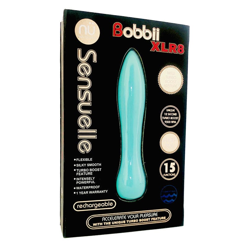 Nü Sensuelle Vibrators Electric Blue Nu Sensuelle Bobbii XLR8 Vibrator