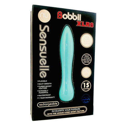 Nü Sensuelle Vibrators Electric Blue Nu Sensuelle Bobbii XLR8 Vibrator