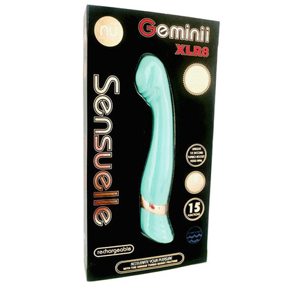 Nü Sensuelle Vibrators Electric Blue Nu Sensuelle Geminii XLR8 Vibrator