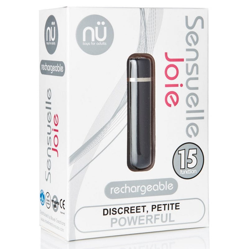 Nü Sensuelle Vibrators Nu Sensuelle Joie Rechargeable Black Bullet Vibrator