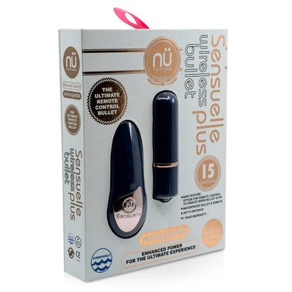 Nü Sensuelle Vibrators Navy Blue Nu Sensuelle Wireless Bullet Plus