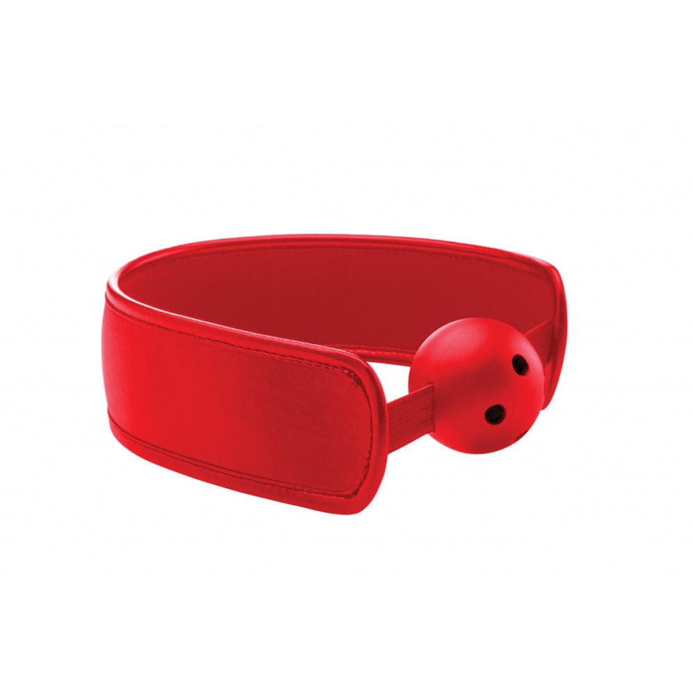 SHOTS Toys America Ouch! Brace Ball Gag - Red *