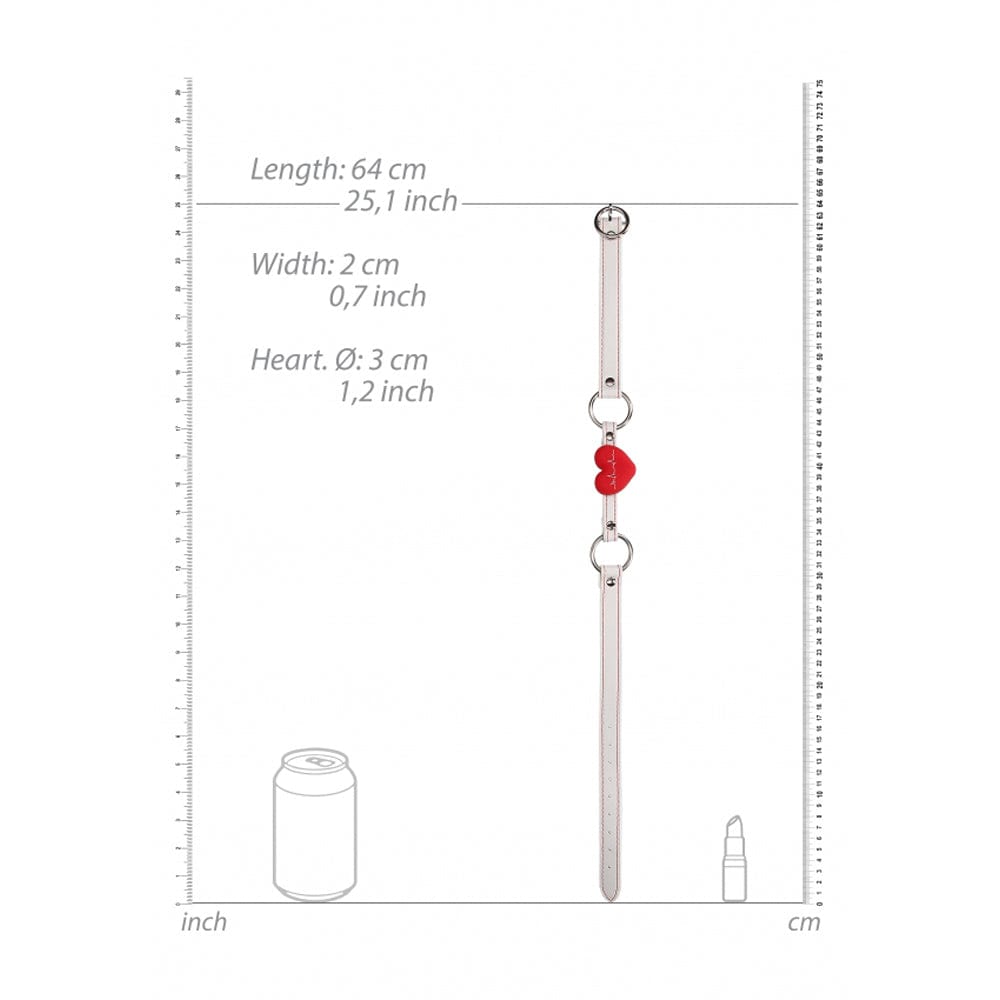 SHOTS Toys America Ouch! Silicone Heart Gag - Nurse Theme *