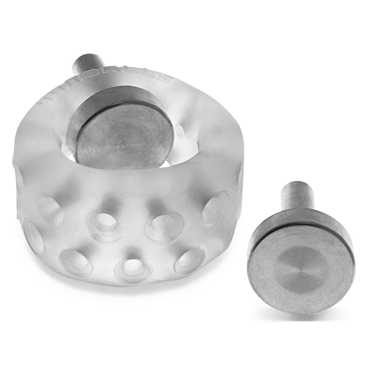 OXBALLS AIRBALLS ELECTRO, air-lite ballstretcher, CLEAR ICE