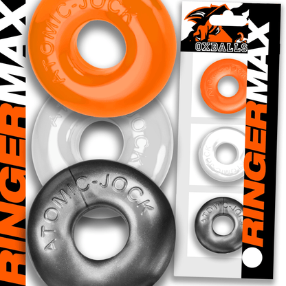 Oxballs Cock Rings Hazzard Oxballs Ringer Max 3 Pack
