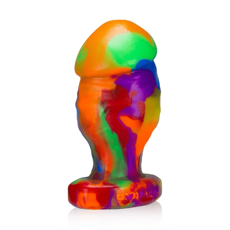 OXBALLS Anal Toys Large Oxballs Honcho Rainbow Silicone Plug