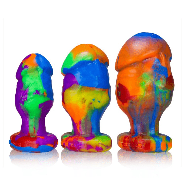 OXBALLS Anal Toys Oxballs Honcho Rainbow Silicone Plug