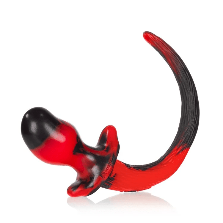 Oxballs Butt Plugs Red Swirl Oxballs Puppy Tail Beagle Butt Plug
