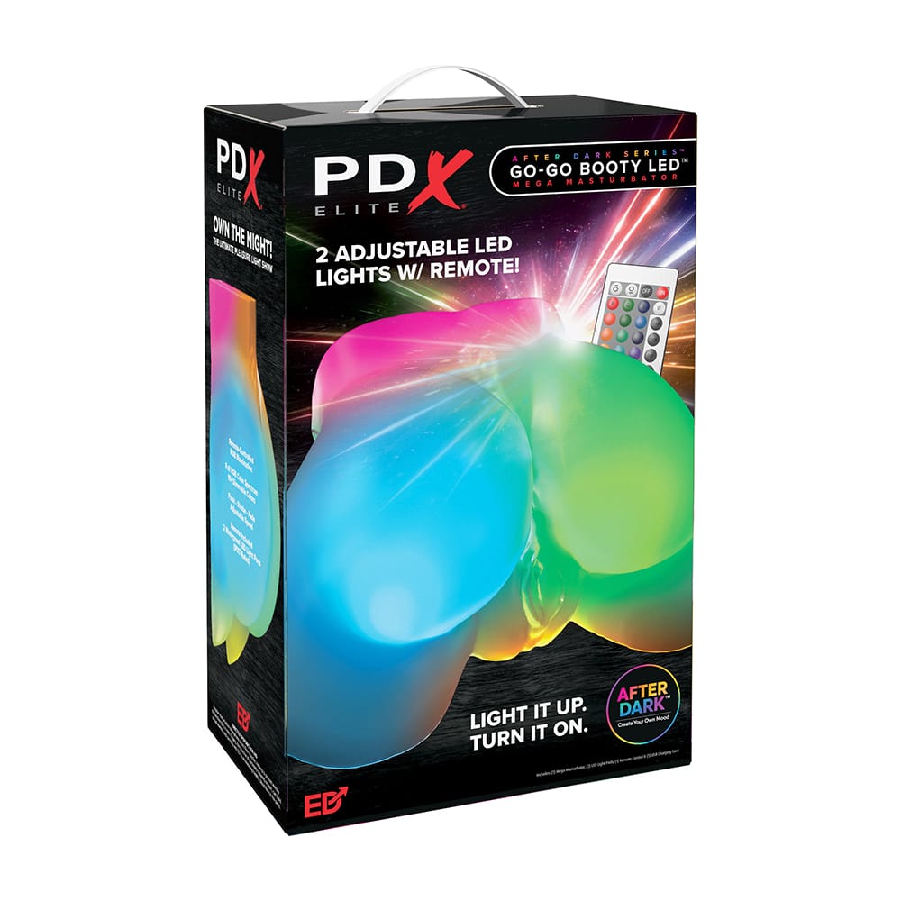 Pipedream Products PDX Elite After Dark Go-Go Booty LED Mega Masturbator