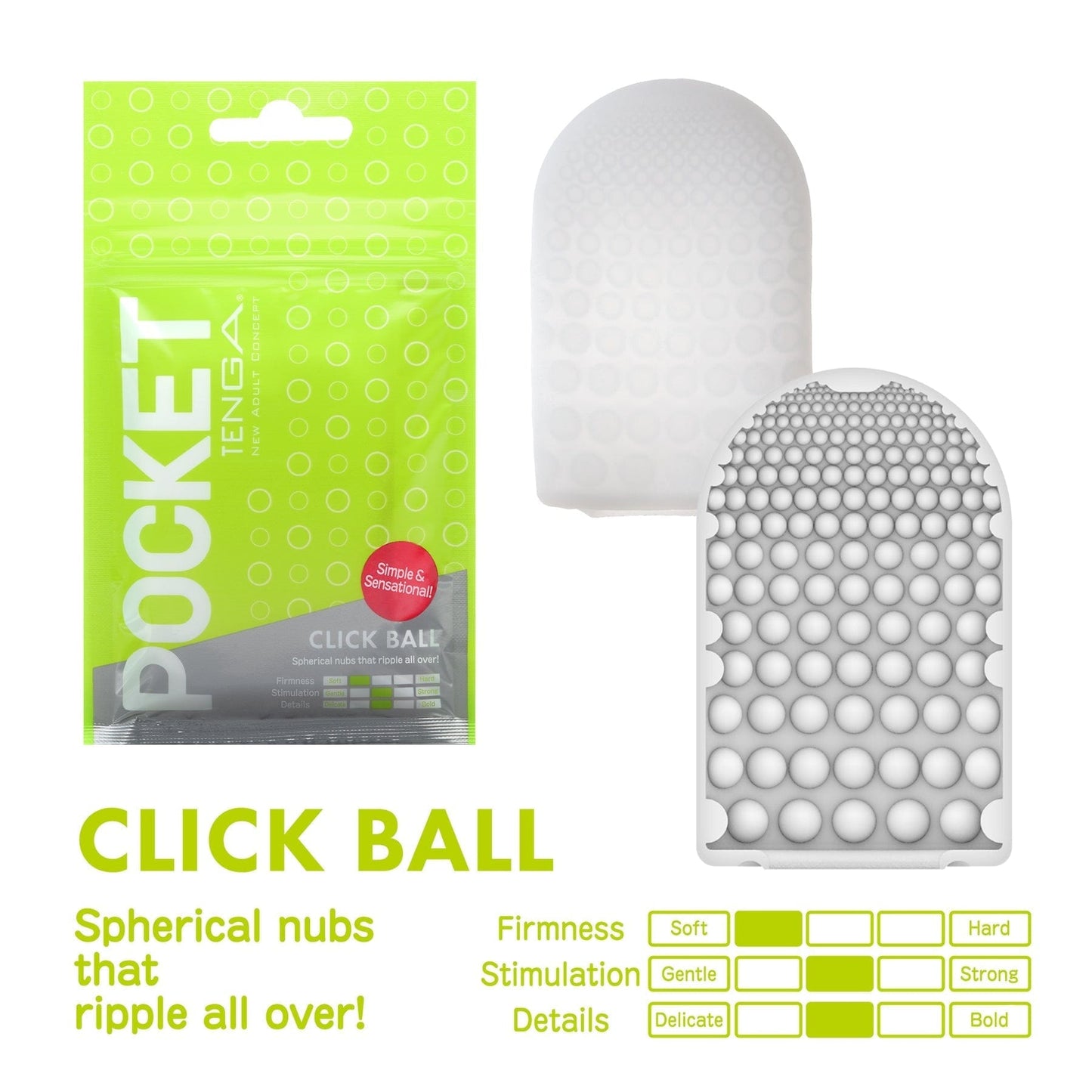 Tenga For Him Pocket Tenga Click Ball