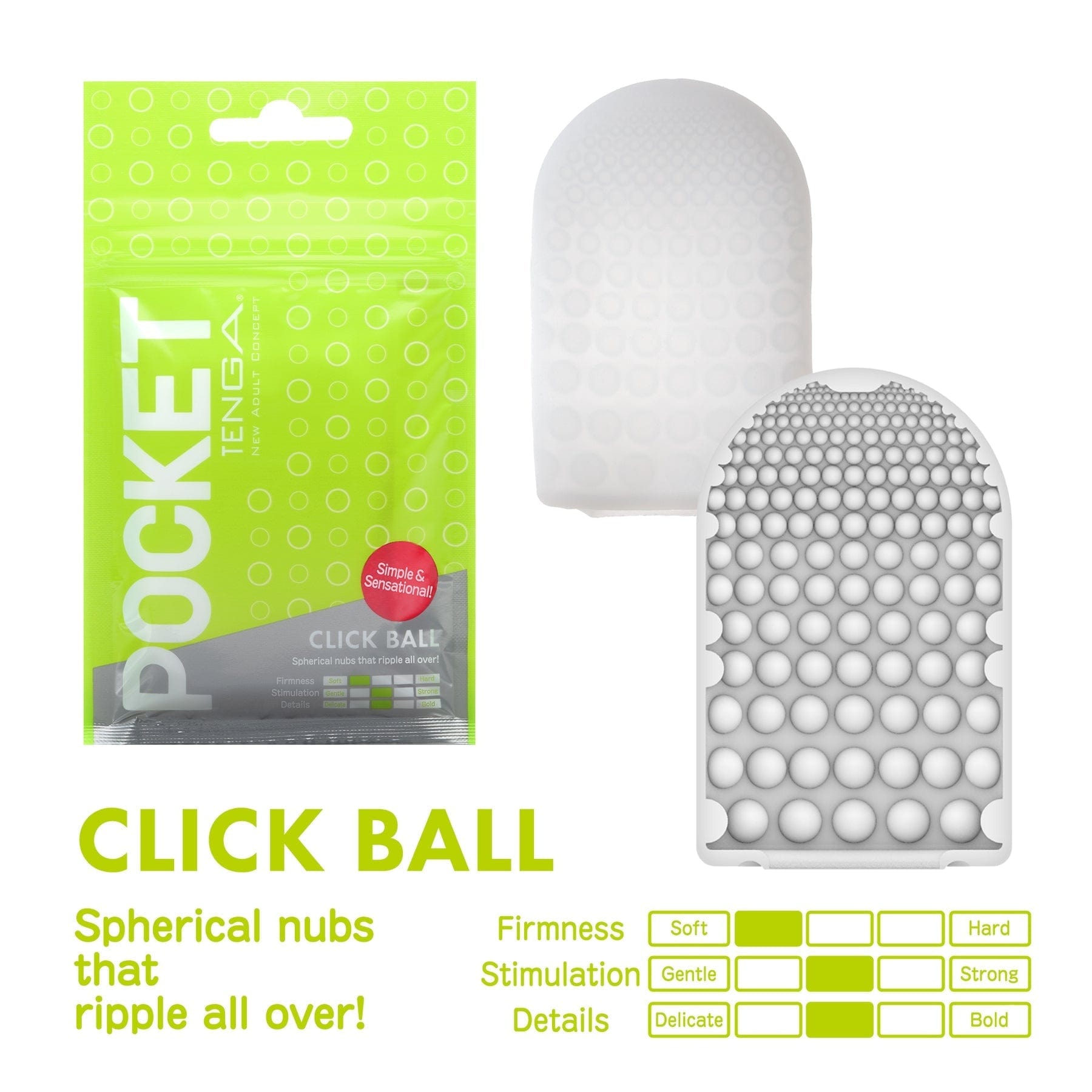 Tenga For Him Pocket Tenga Click Ball