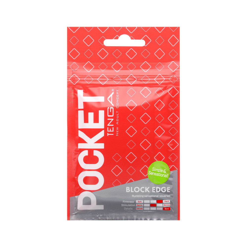 Tenga For Him Block Edge Tenga Pocket Masturbation Sleeve