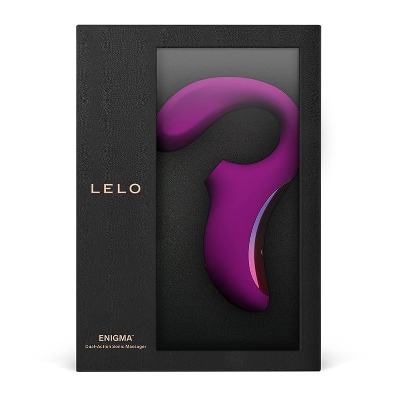 LELO Vibrators Deep Rose Lelo Enigma Dual Stimulation Sonic Massager
