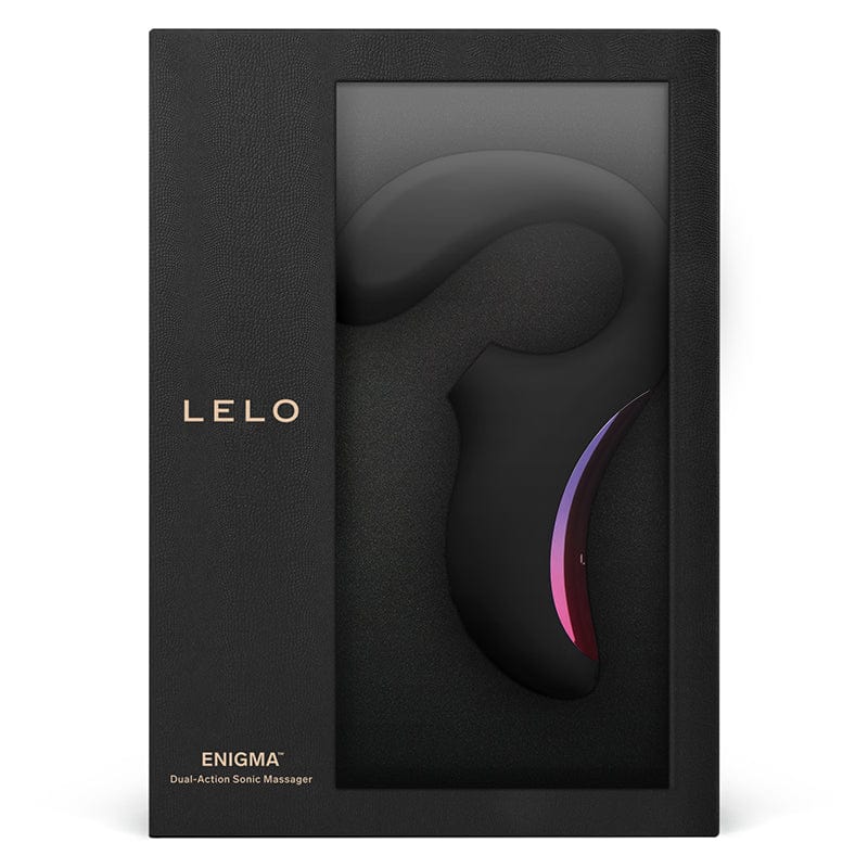LELO Vibrators Black Lelo Enigma Dual Stimulation Sonic Massager