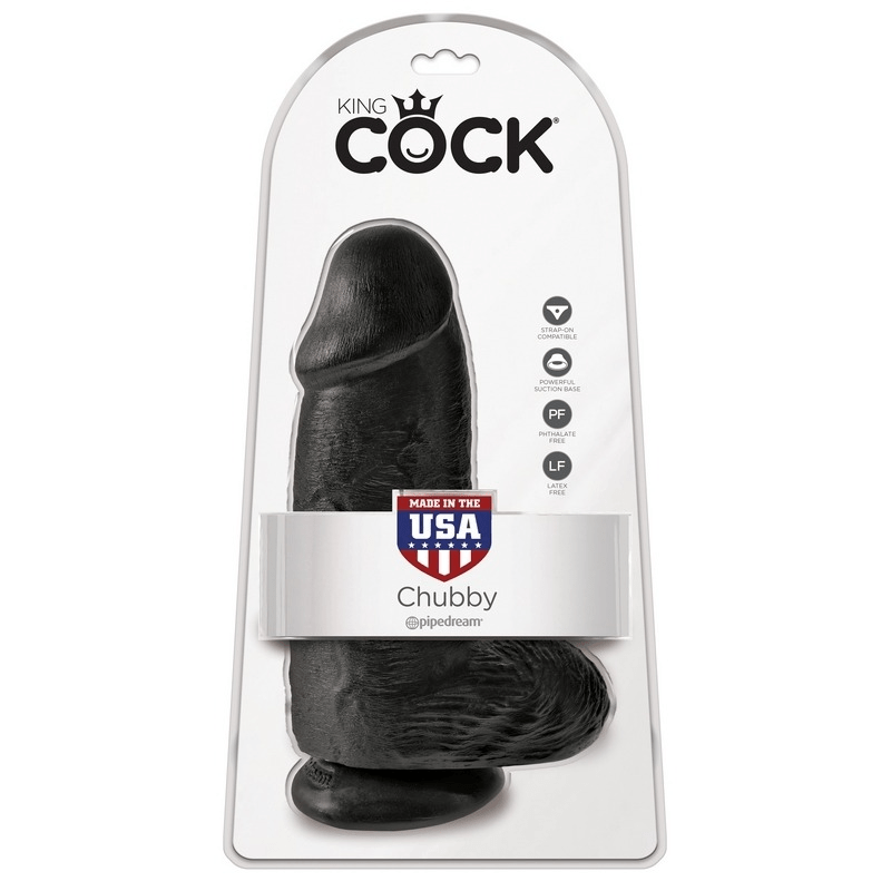 Pipedream Products Dongs & Dildos Pipedream Products King Cock 9" Chubby Black