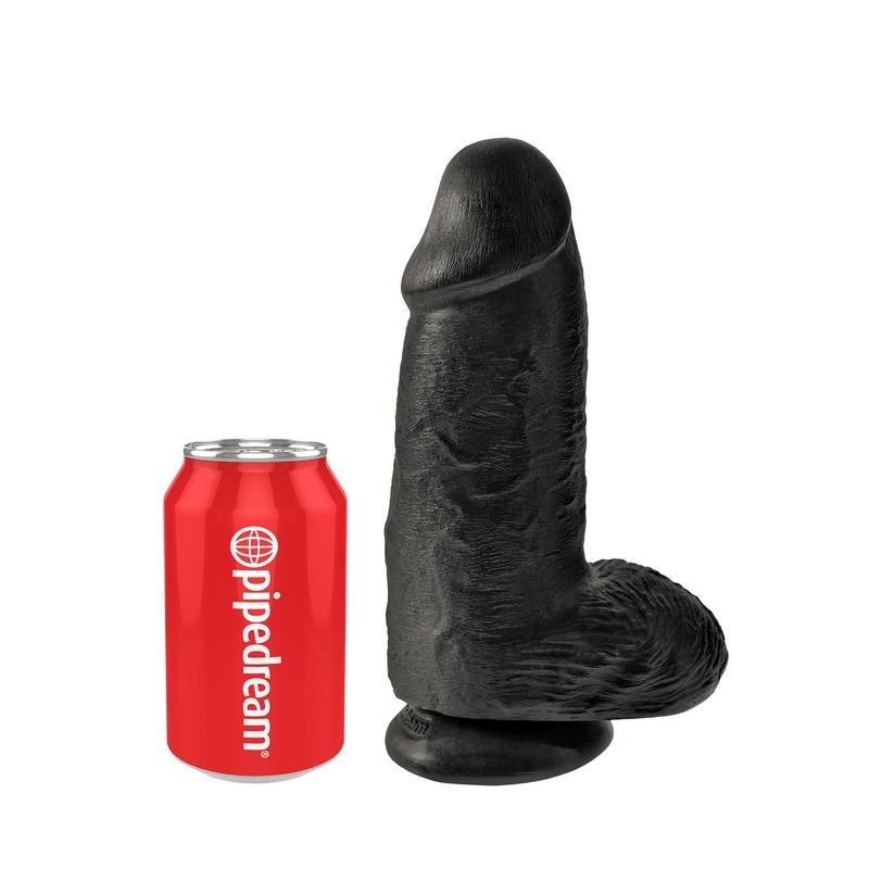 Pipedream Products Dongs & Dildos Pipedream Products King Cock 9" Chubby Black
