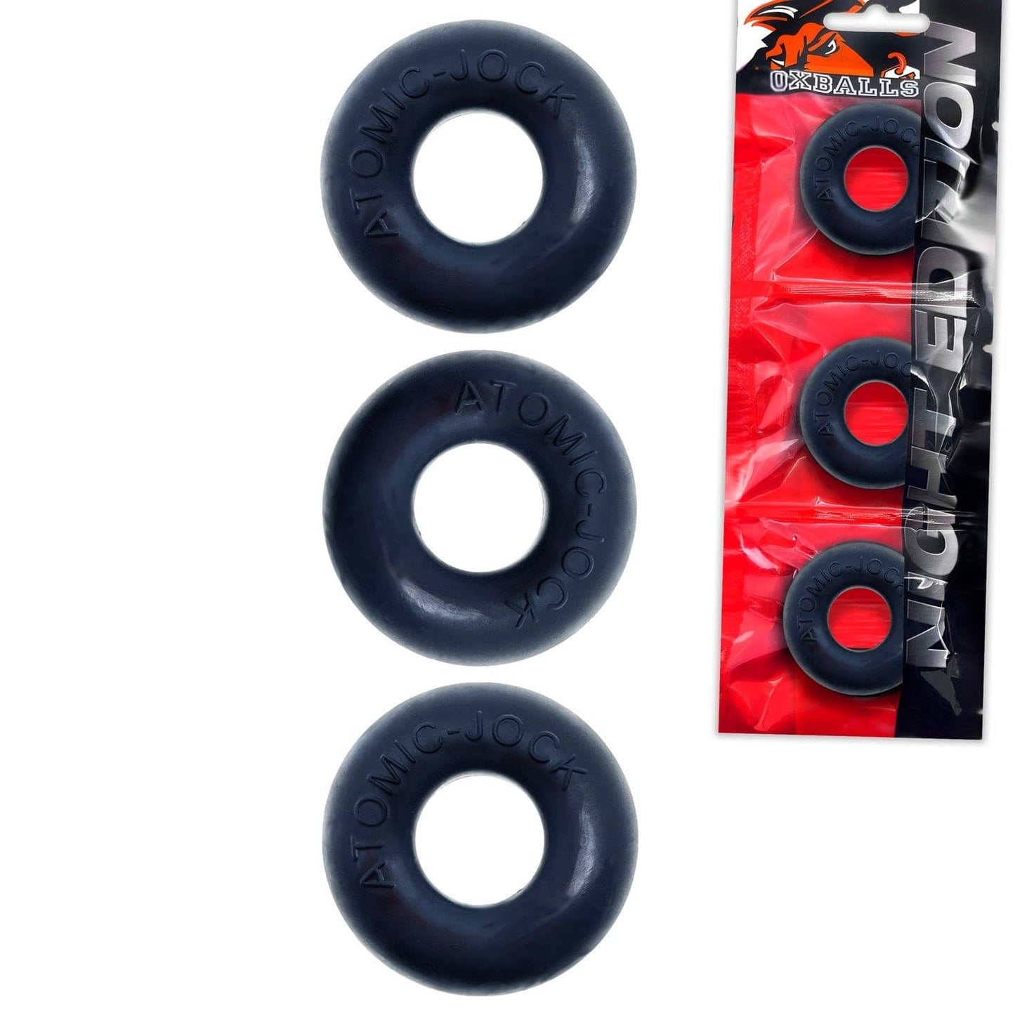Oxballs Cock Rings Oxballs Do-Nut Ringer Special Edition Night 3 Pack