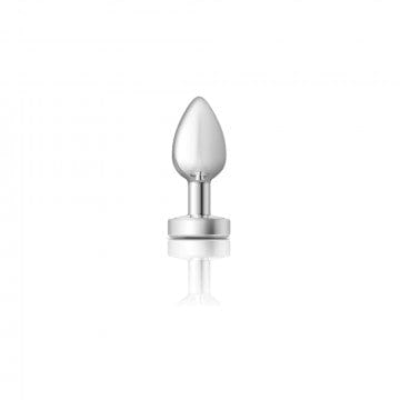 Viben Anal Toys Cheeky Charms Silver Metal Luminous Butt Plug