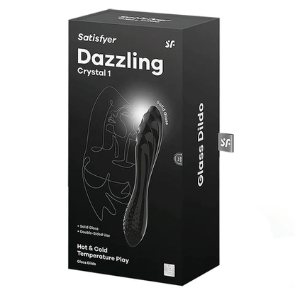 Satisfyer Dongs & Dildos Satisfyer Dazzling Crystal 1 Glass Dildo