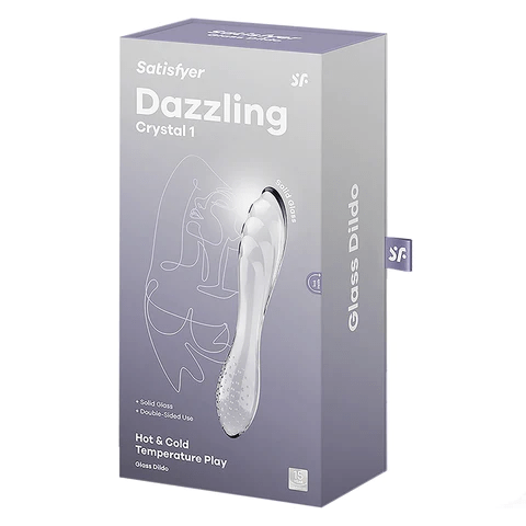 Satisfyer Dongs & Dildos Satisfyer Dazzling Crystal 1 Glass Dildo