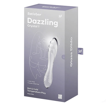 Satisfyer Dongs & Dildos Satisfyer Dazzling Crystal 1 Glass Dildo