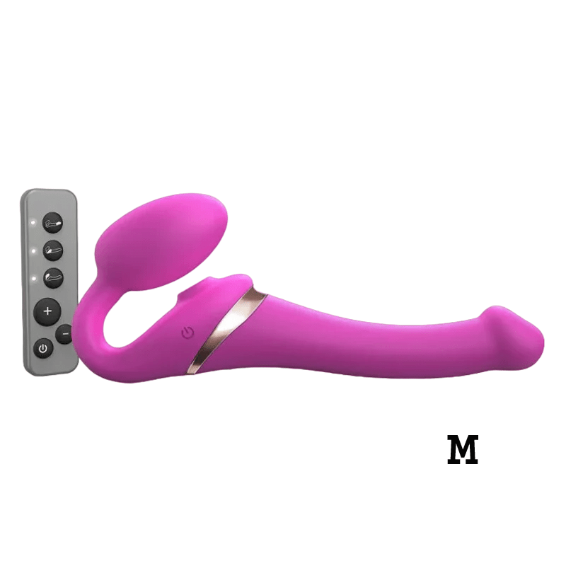 Strap On Me Strap-Ons Fuchsia Strap On Me Multi Orgasm Bendable Strap-on Medium