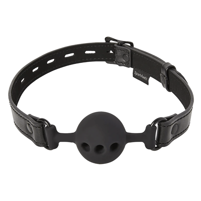 Sportsheets Ball Gags Sportsheets Saffron Breathable Ball Gag