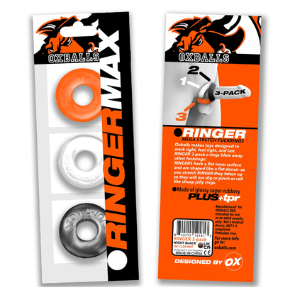 Oxballs Cock Rings Oxballs Ringer Max 3 Pack