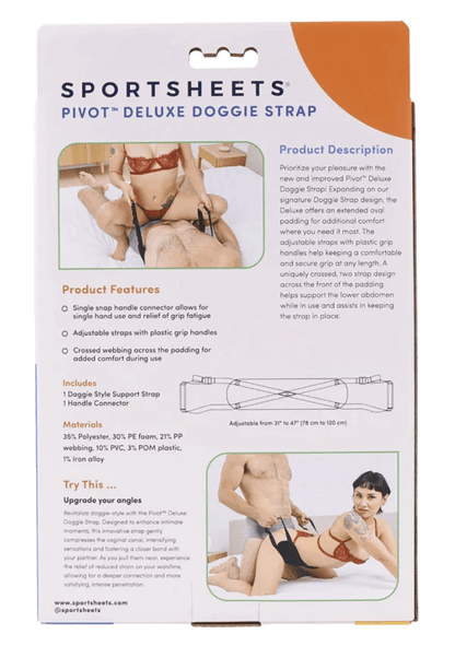 Sportsheets Bondage & Fetish Sportsheets Pivot Deluxe Doggie Strap