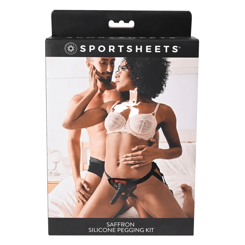 Sportsheets Strap-Ons & Harnesses Sportsheets Saffron Silicone Pegging Kit