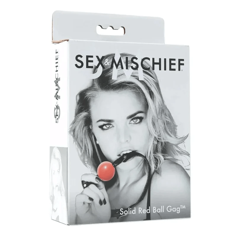 Sportsheets Ball Gags Sportsheets Sex & Mischief Solid Red Ball Gag