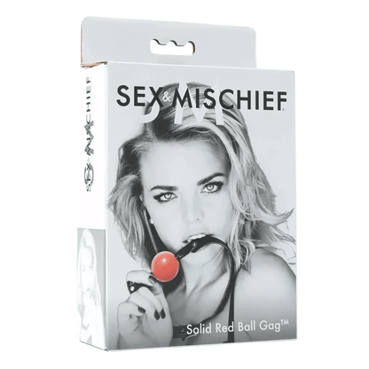 Sportsheets Ball Gags Sportsheets Sex & Mischief Solid Red Ball Gag