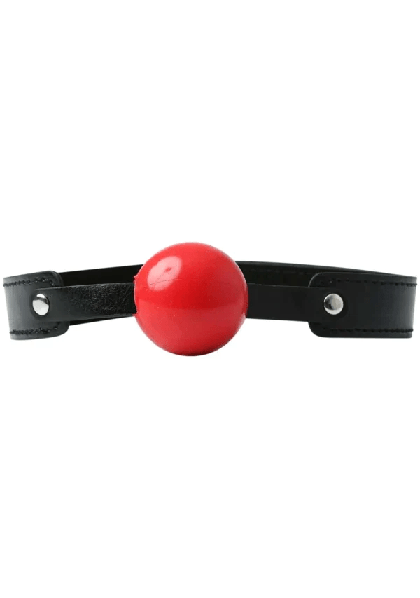 Sportsheets Ball Gags Sportsheets Sex & Mischief Solid Red Ball Gag