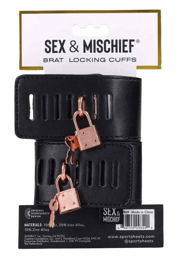 Sportsheets BDSM Sportsheets Brat Locking Cuffs
