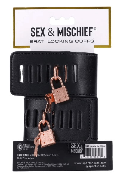 Sportsheets BDSM Sportsheets Brat Locking Cuffs