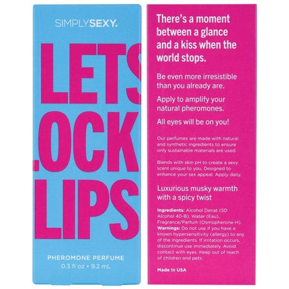 Simply Sexy Sex Attractant Simply Sexy Let's Lock Lips Pheromone Infused Perfume