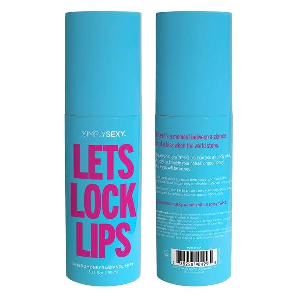 Simply Sexy Lubes Simply Sexy Pheromone Body Mist Let's Lock Lips
